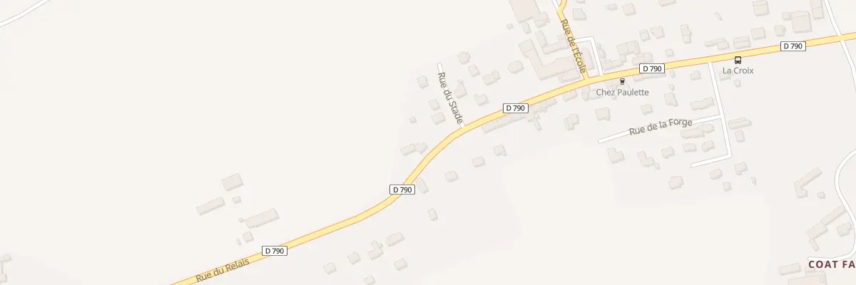 Plan du 16 Rue du Relais au Haut-Corlay