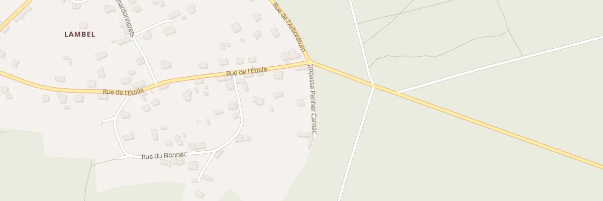 Plan du 8 Imp Penher Carnac à Camors