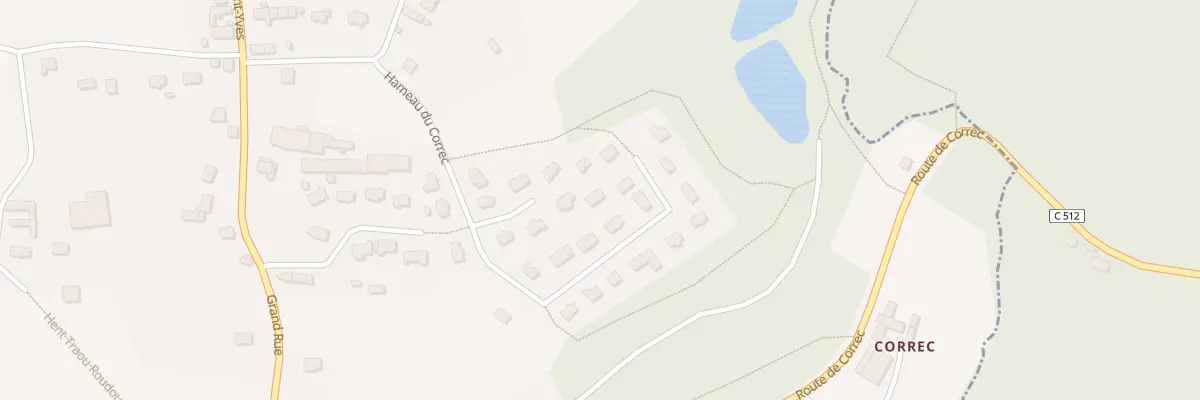 Plan du 19 Hameau du Correc à Kerfot