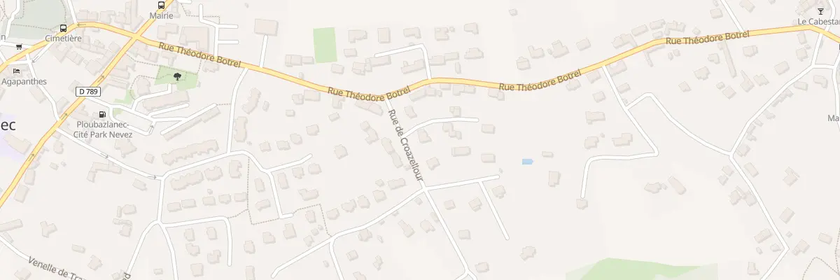 Plan du 3 Rue de Croas Zellour à Ploubazlanec