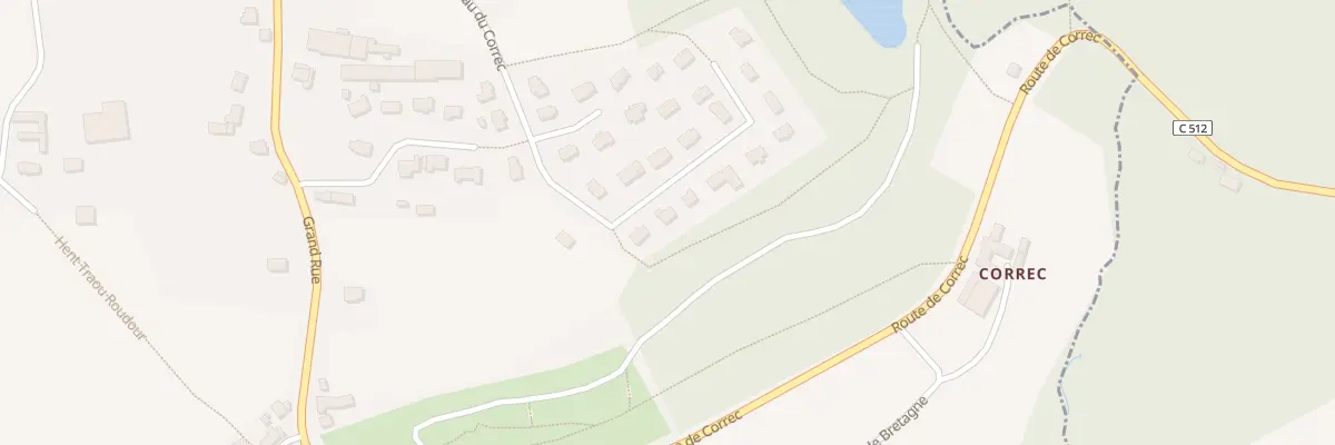 Plan du 10 Hameau du Correc à Kerfot