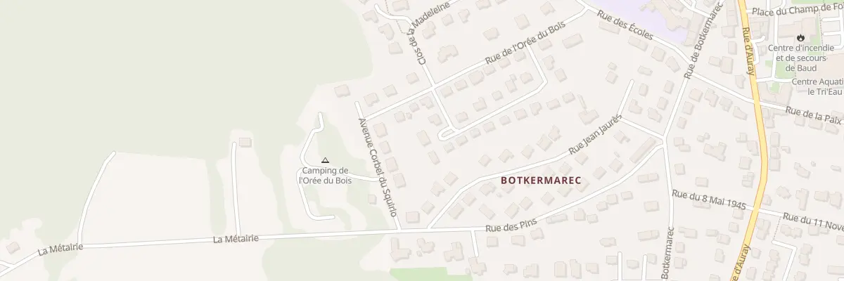 Plan du 22 Rue de l’Orée du Bois à Baud