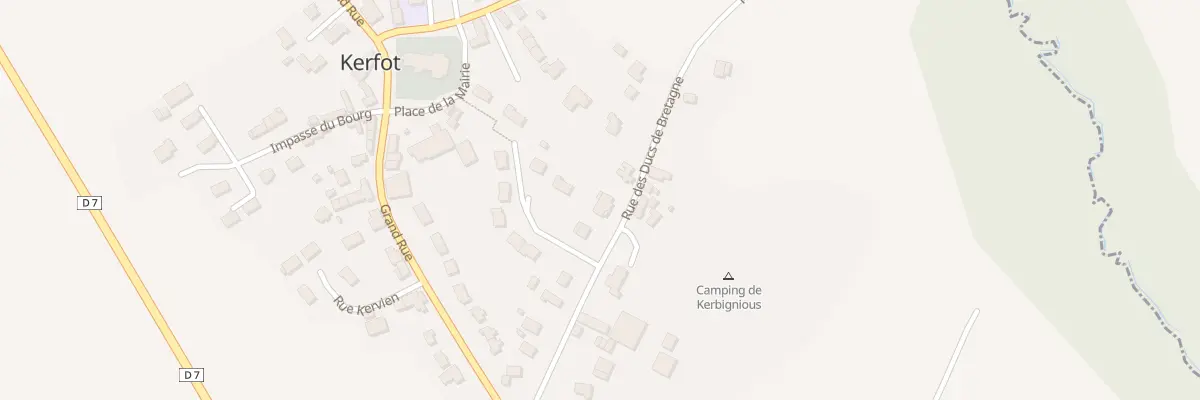 Plan du 8 Rue des Ducs de Bretagne à Kerfot