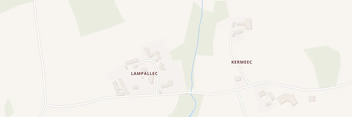 Plan du 14 Lampallec à Bringolo