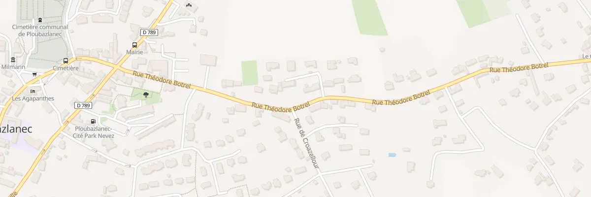 Plan du 11 Rue Théodore Botrel à Ploubazlanec