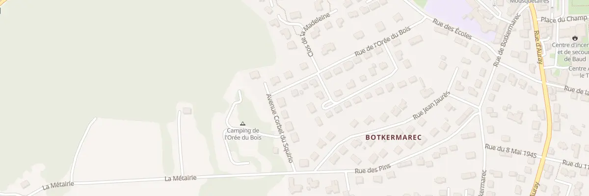 Plan du 7015 Rue de l’Orée du Bois à Baud