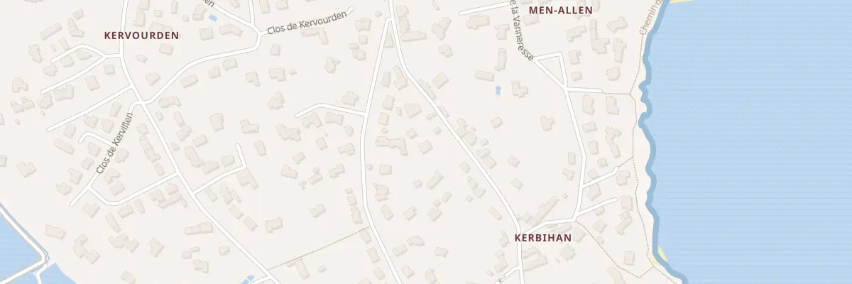 Plan du 10 Rue de Kerbihan à La Trinité-sur-Mer