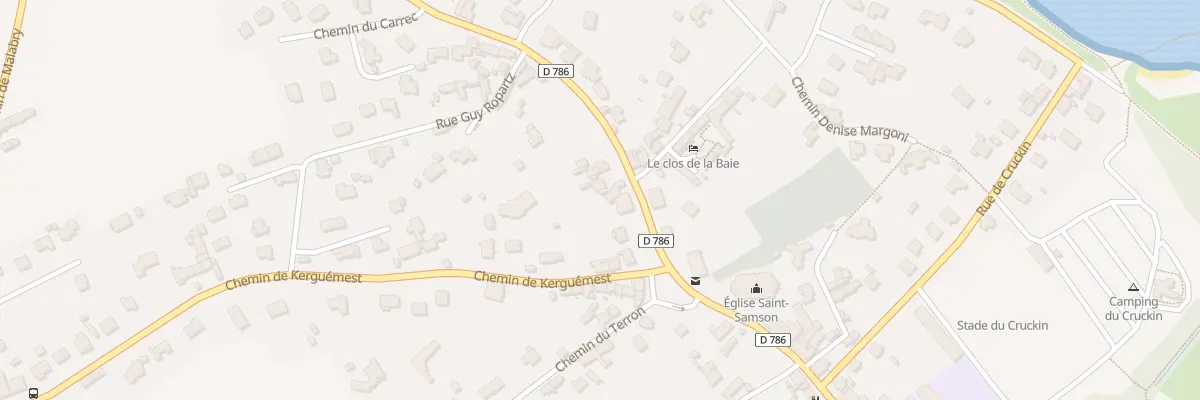 Plan du 56 Rue du Cdt Le Conniat à Paimpol