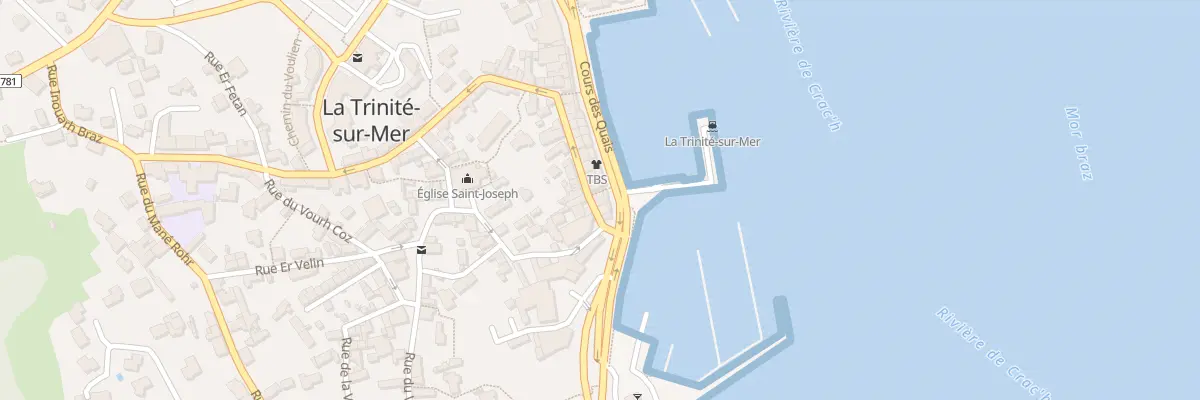 Plan du 2 Res de Bretagne à La Trinité-sur-Mer