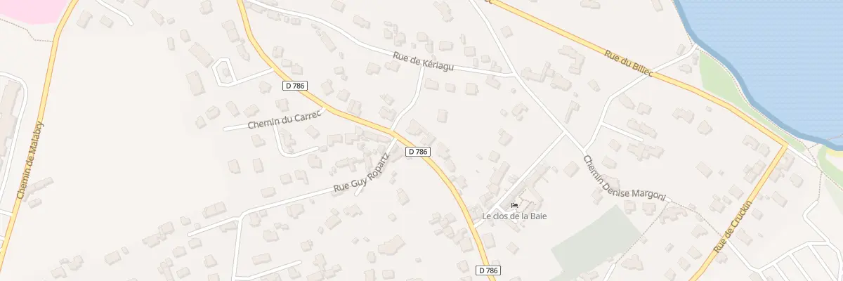 Plan du 39 Rue du Cdt Le Conniat à Paimpol