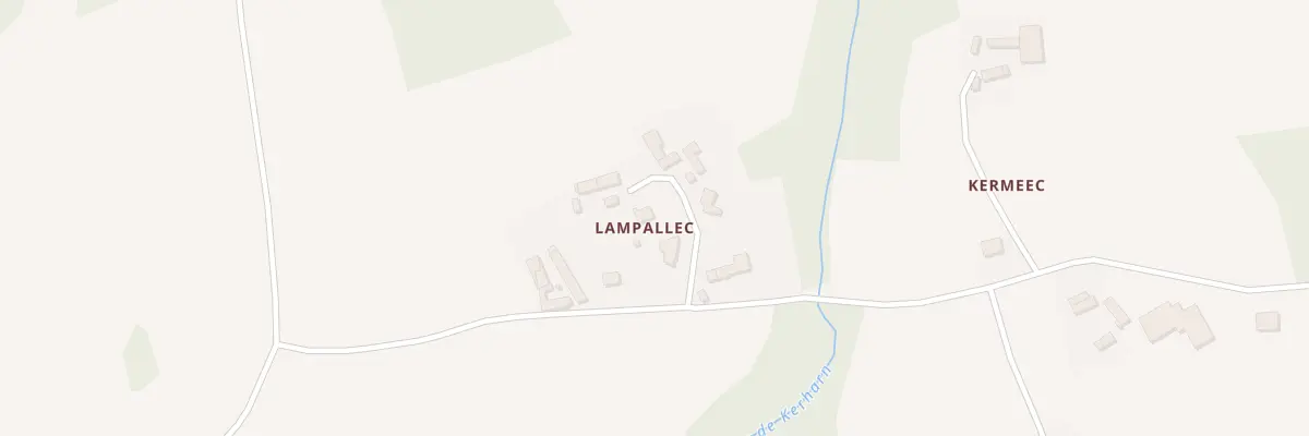 Plan du 5230 Lampallec à Bringolo