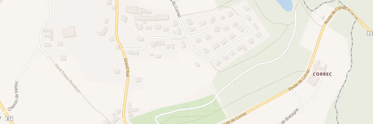 Plan du 6A Hameau du Correc à Kerfot