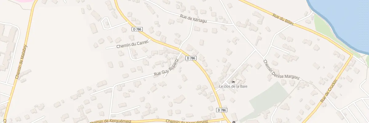 Plan du 44 Rue du Cdt Le Conniat à Paimpol