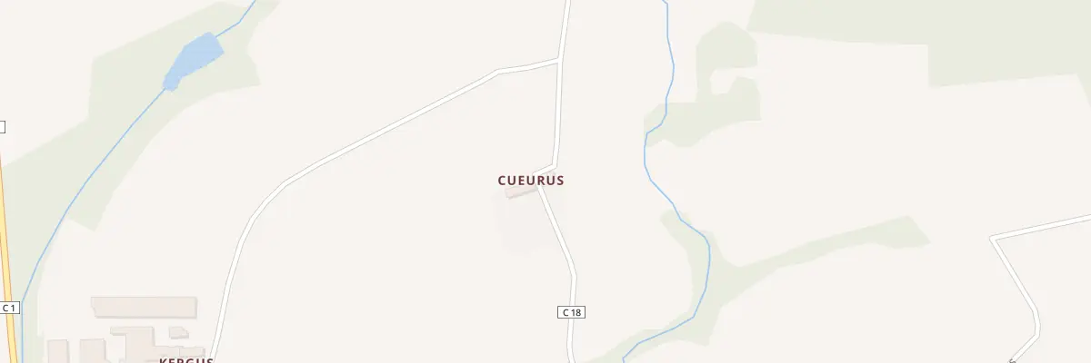 Plan du 5346 Le Cueurus à Lanrodec