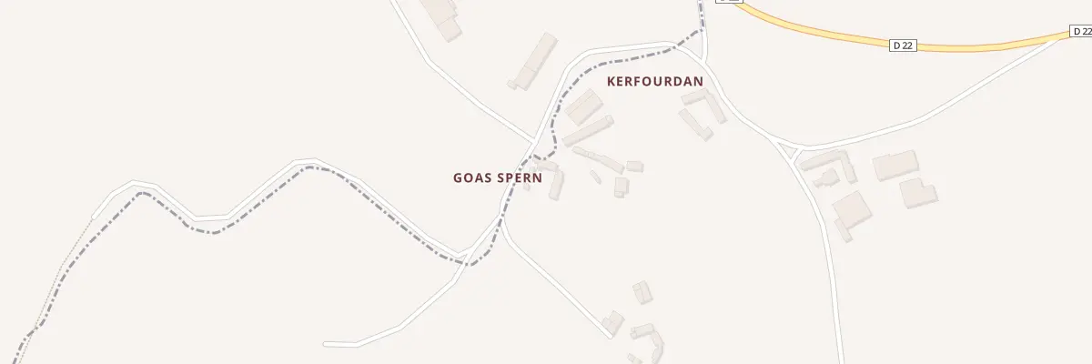 Plan du 9 Kerfourdan à Saint-Gildas