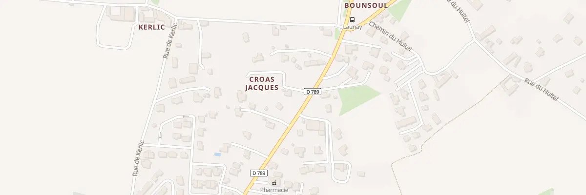 Plan du 15 Rue Fred et Irene Joliot Curie à Ploubazlanec