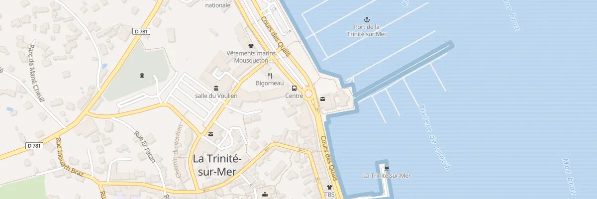 Plan du 18 Crs des Quais à La Trinité-sur-Mer
