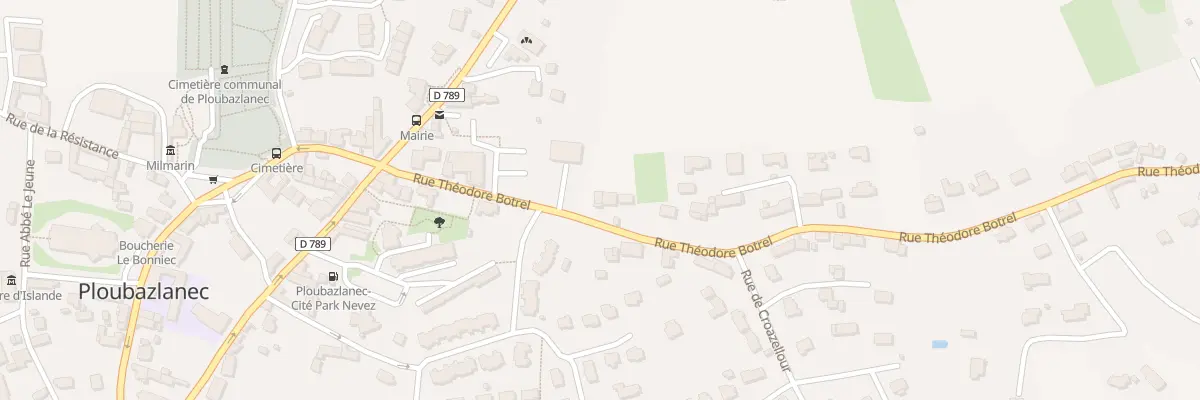 Plan du 1 Rue Théodore Botrel à Ploubazlanec