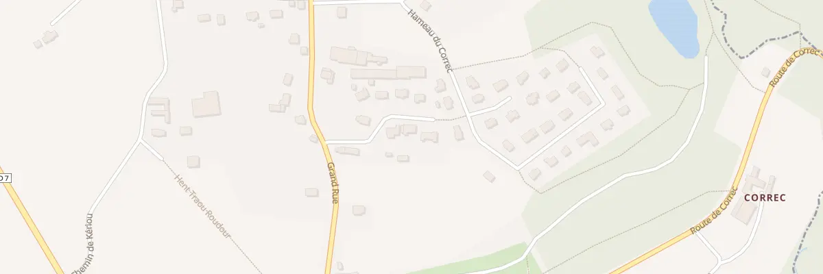 Plan du 3 Cité de la Vallée à Kerfot