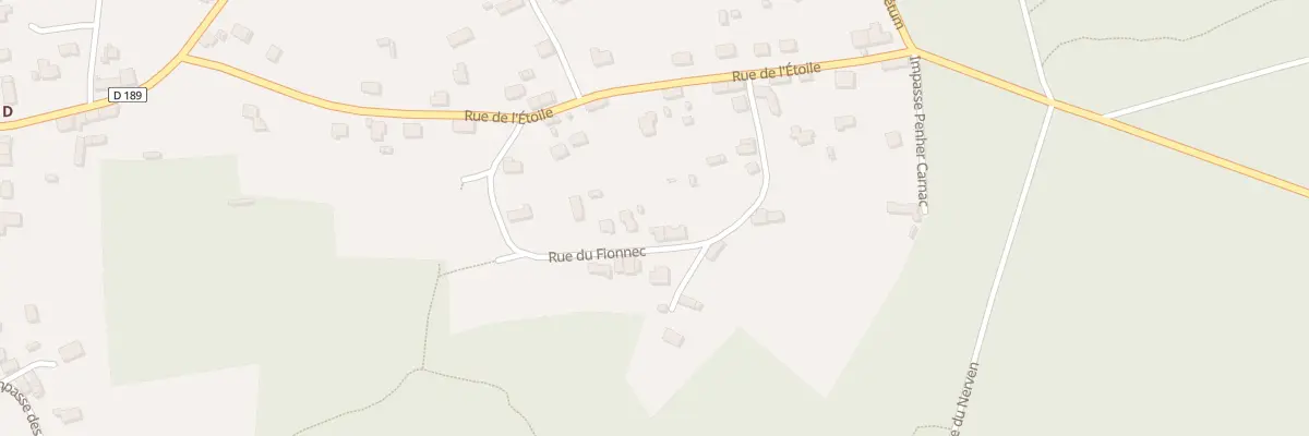 Plan du 14 Rue du Fionnec à Camors