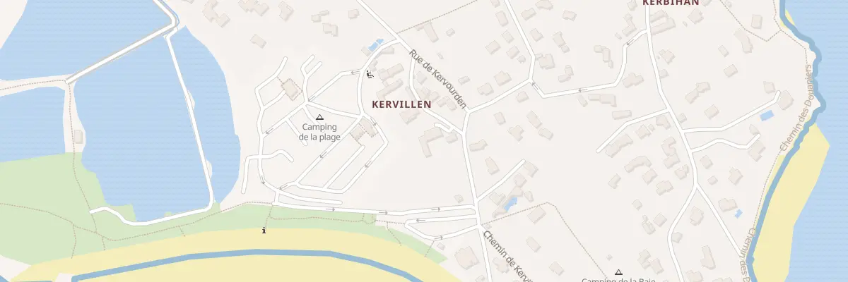 Plan du 52 Rue de Kervillen à La Trinité-sur-Mer