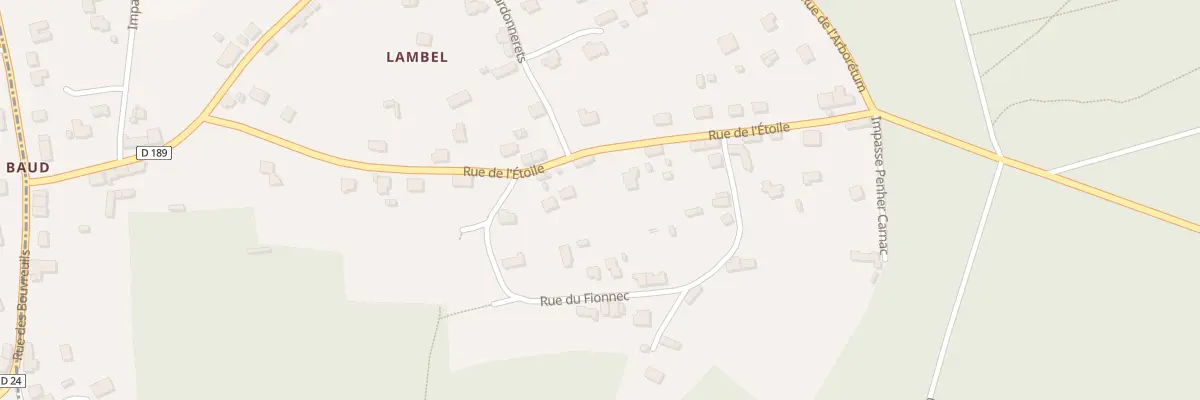 Plan du 21 Rue de l’Etoile à Camors