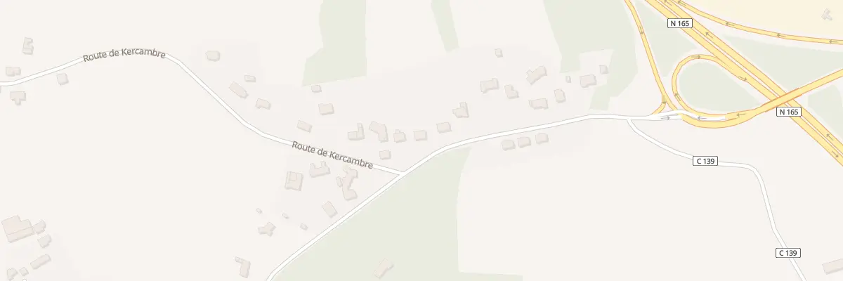 Plan du 5716 Rte de Brégoharne à Brech