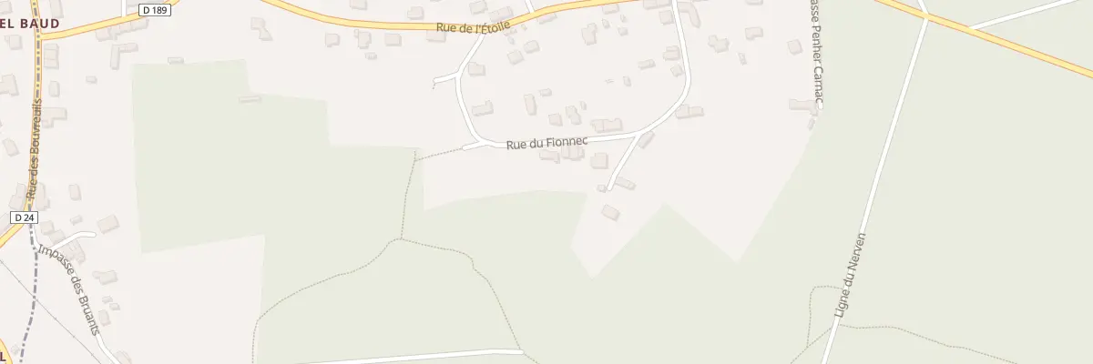 Plan du 13 Rue du Fionnec à Camors