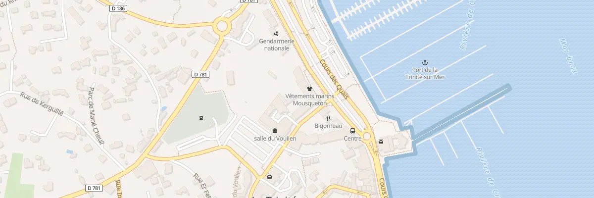 Plan du 25 Crs des Quais à La Trinité-sur-Mer