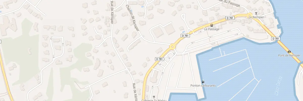 Plan du 1A Che de Kerisper à La Trinité-sur-Mer
