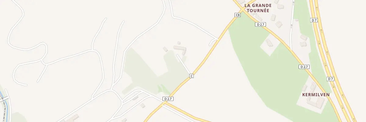 Plan du 5138 Placen Ar Floch à Tréméven