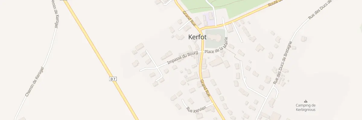Plan du 8 Imp du Bourg à Kerfot