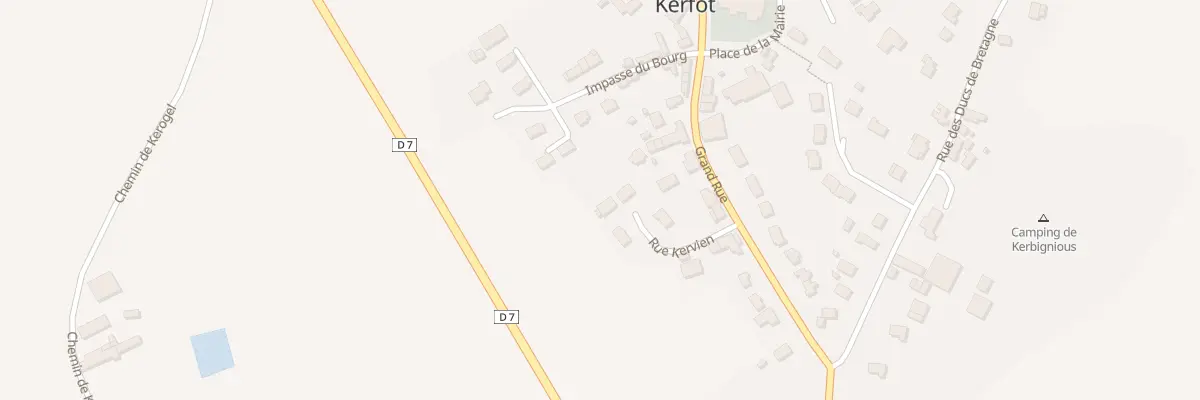 Plan du 3 Rue Hent Kervien à Kerfot