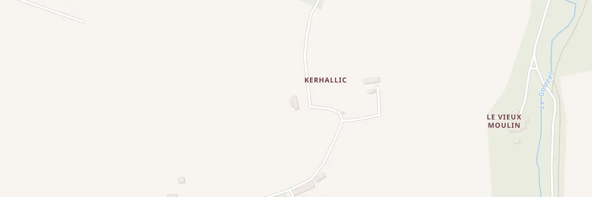 Plan du 615 Kerhallic à Goudelin