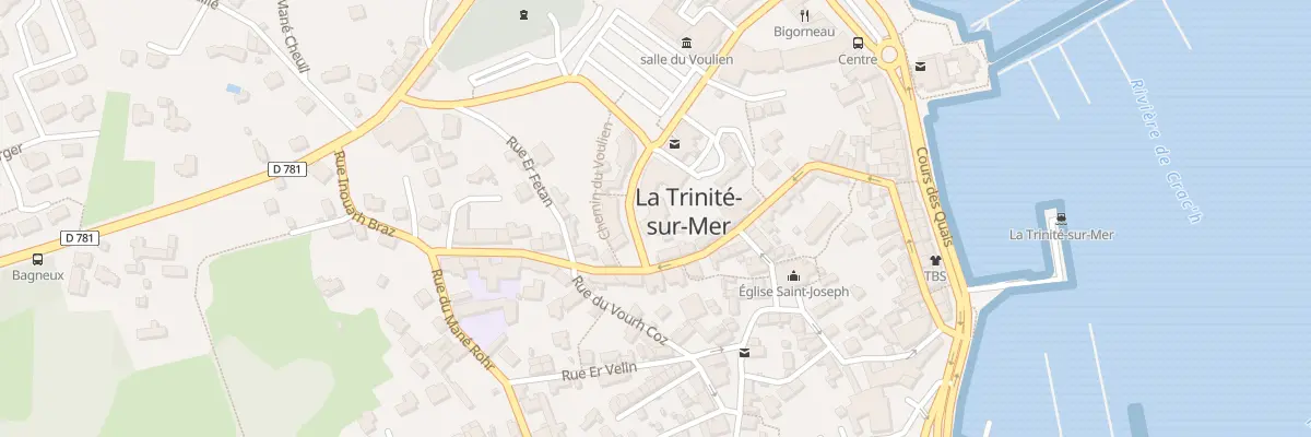Plan du 1 Rue du Voullien à La Trinité-sur-Mer