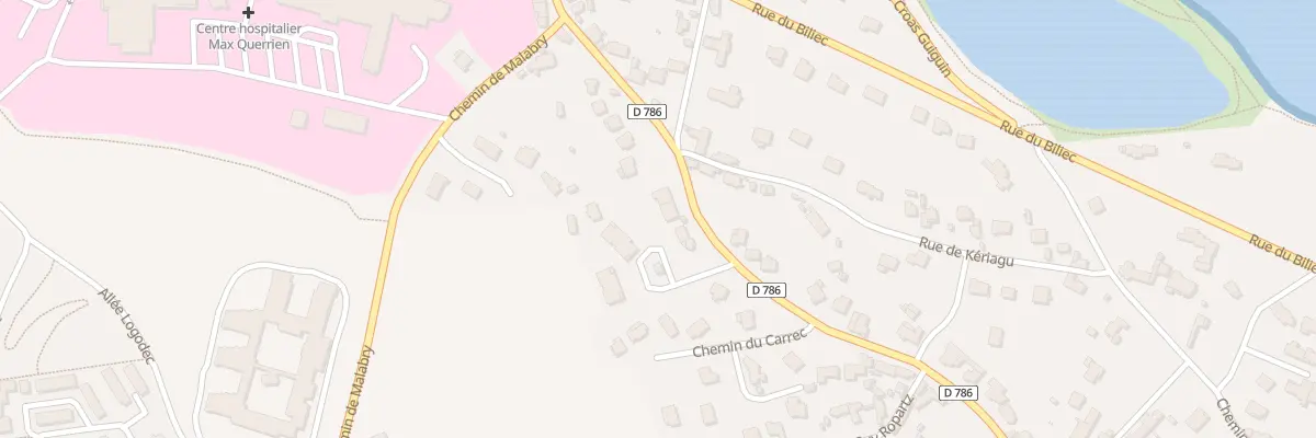 Plan du 28 Rue du Cdt Le Conniat à Paimpol
