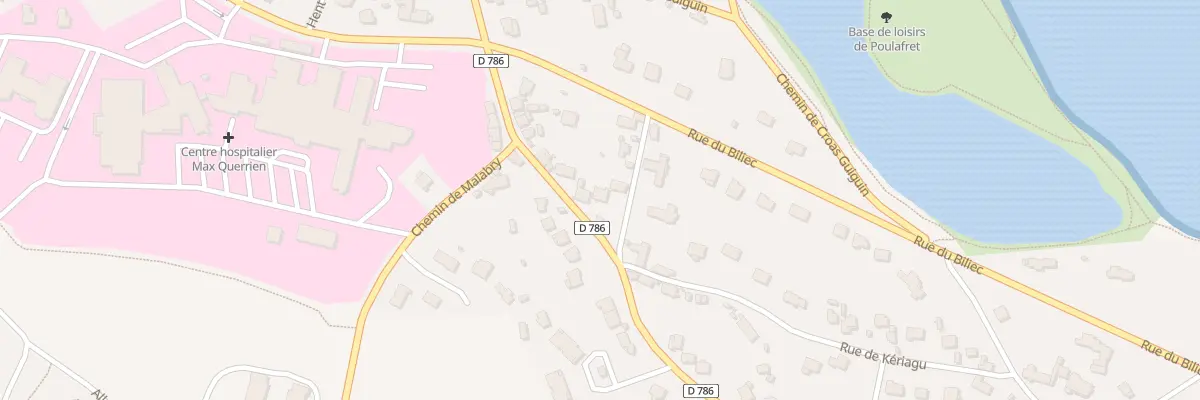 Plan du 13 Rue du Cdt Le Conniat à Paimpol