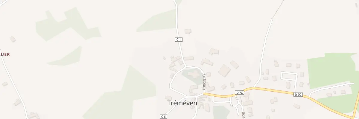 Plan du 22 Le Bourg à Tréméven