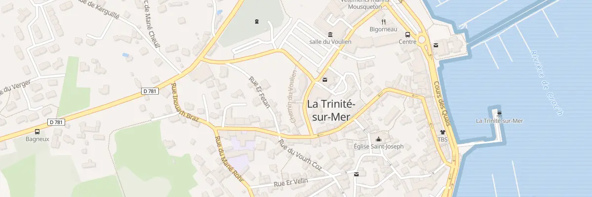 Plan du 1343 Rue du Voullien à La Trinité-sur-Mer