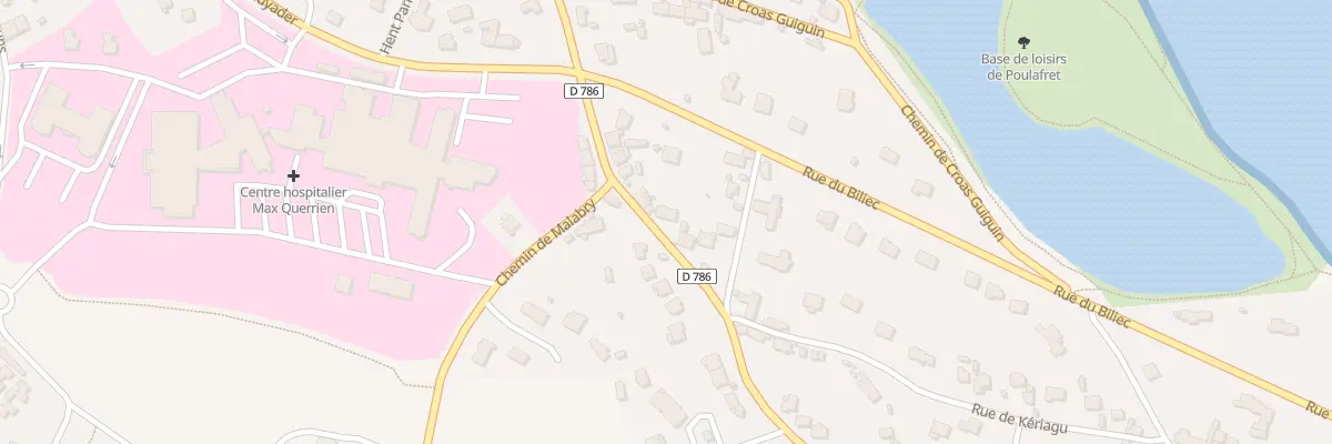 Plan du 9 Rue du Cdt Le Conniat à Paimpol