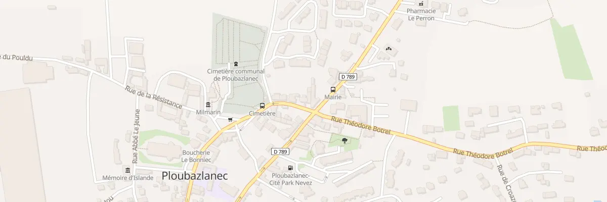 Plan du 6 Rue de la Résistance à Ploubazlanec