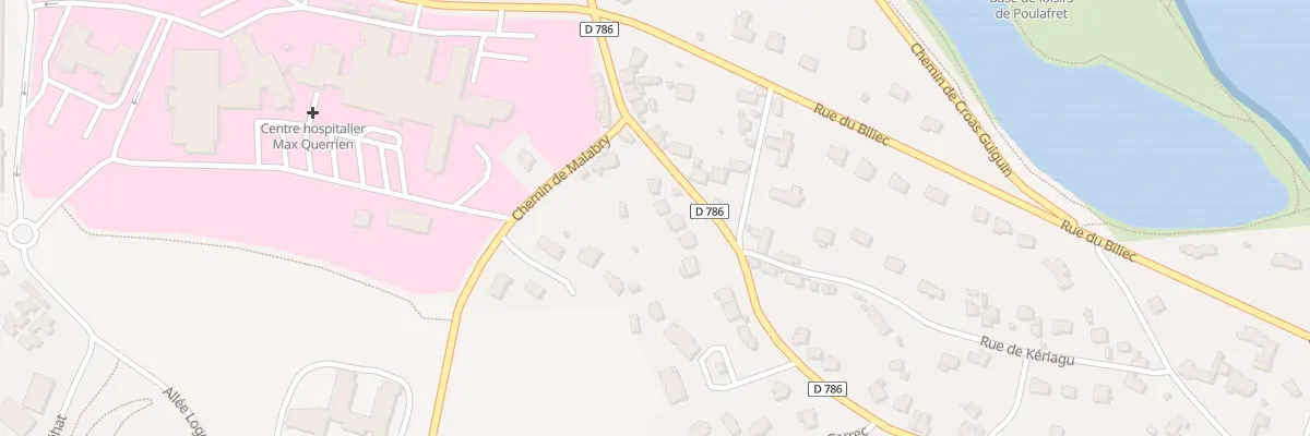 Plan du 16 Rue du Cdt Le Conniat à Paimpol