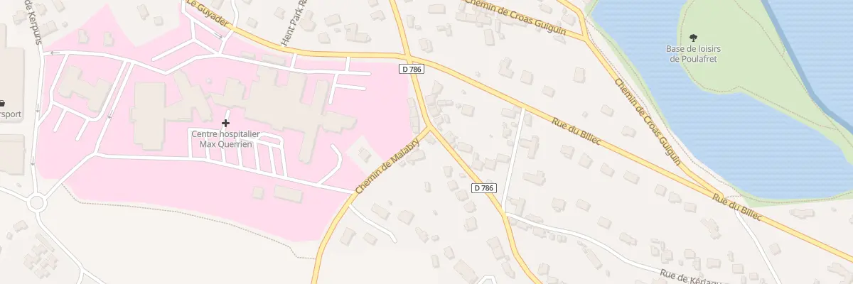 Plan du 10 Rue du Cdt Le Conniat à Paimpol