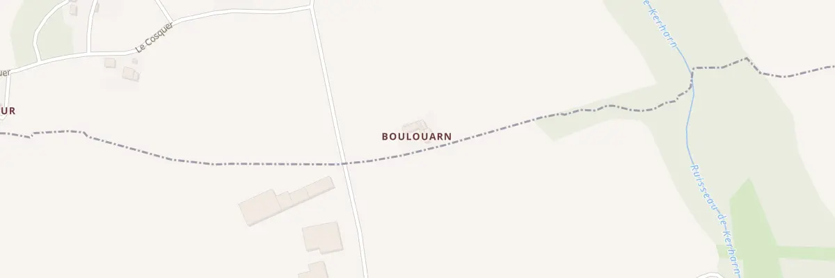 Plan du 1 Boulouarn à Bringolo