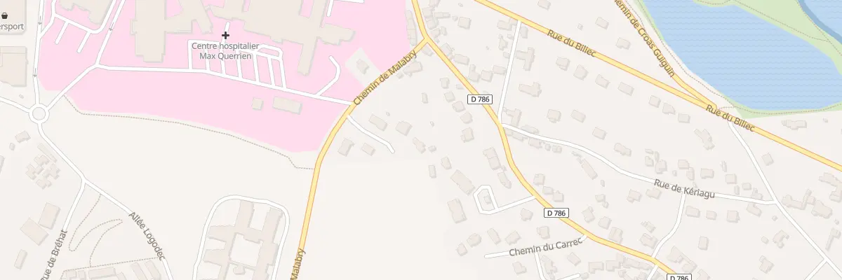 Plan du 5 Che de Malabry à Paimpol