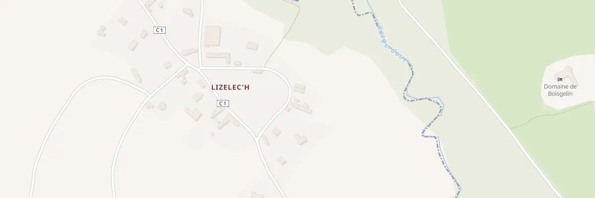 Plan du 5085 Lizelec H à Tréméven