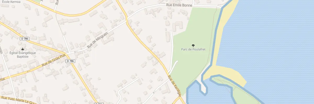 Plan du 11 Rue de Kerlégan à Paimpol