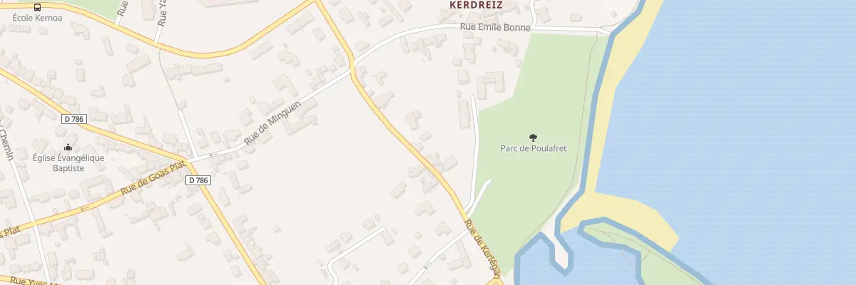 Plan du 9 Rue de Kerlégan à Paimpol