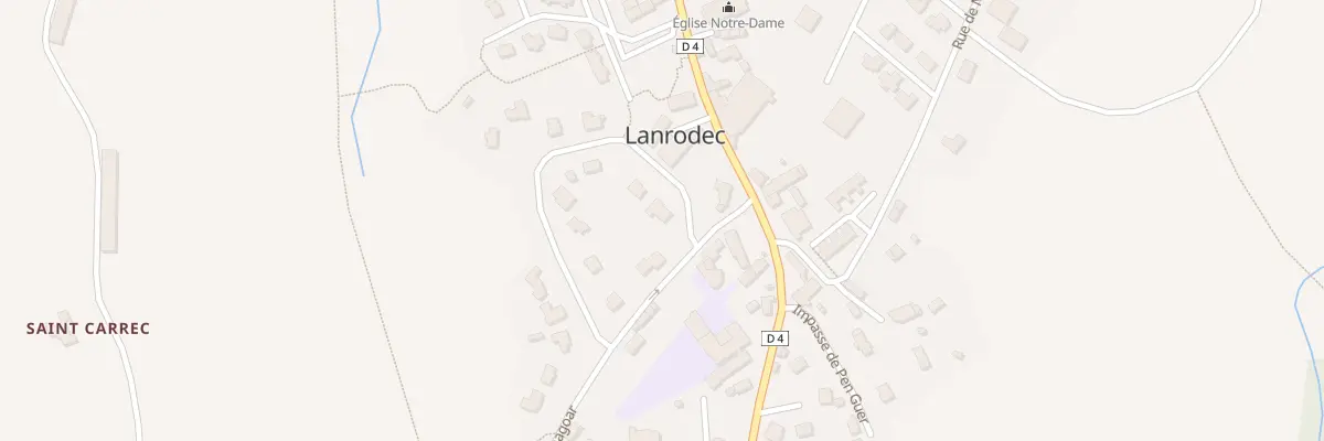 Plan du 1 Lot de la Mairie à Lanrodec