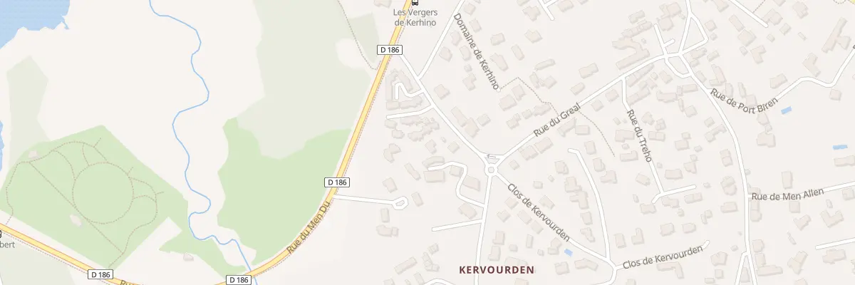 Plan du 1369 Kervourden à La Trinité-sur-Mer
